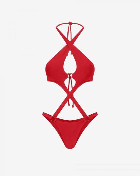 morgan red // kostium...