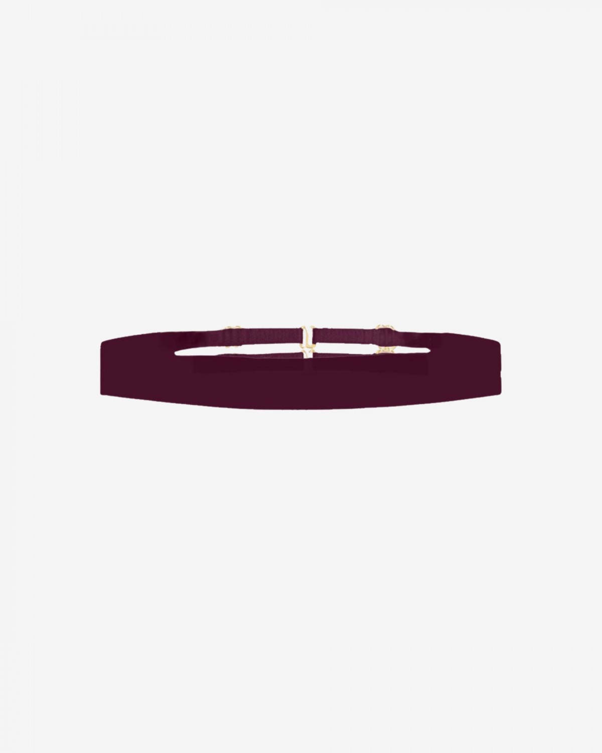 mila burgundy // breast band