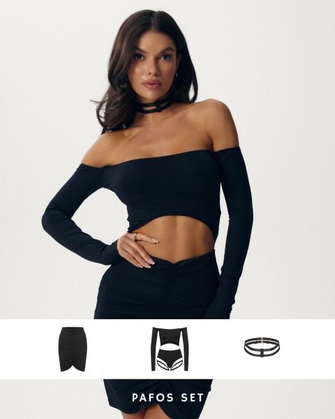 zestaw-pafos-czarny-komplet-wieczorowy-body-off-shoulder-spodniczka-mini-choker-promees-made-in-poland