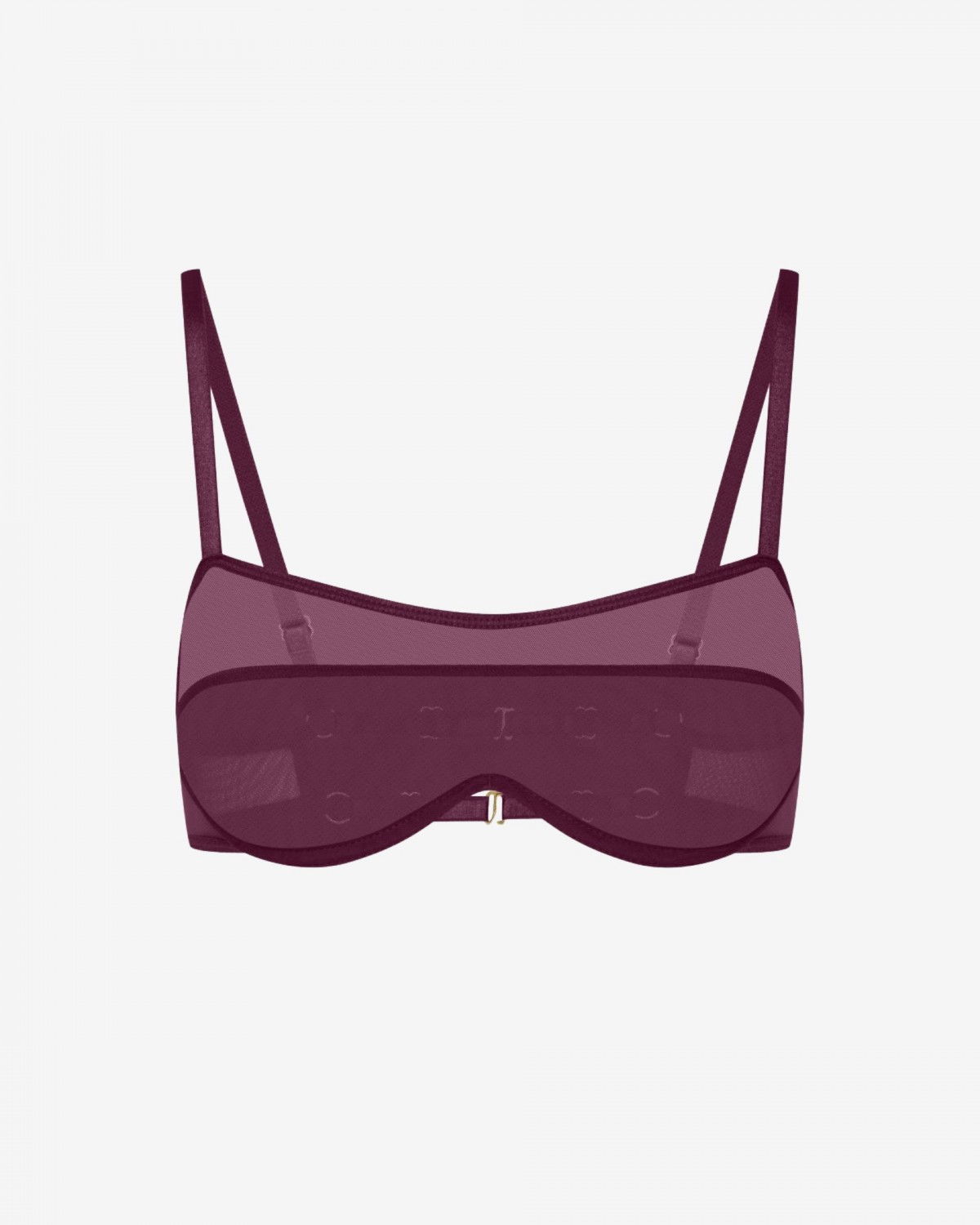 luana burgundy // bra