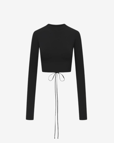 czarny top dlugi rekaw