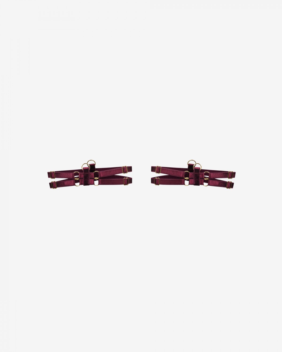 gwen burgundy // garters